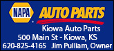 Kiowa Auto Parts Sponsorship Banner